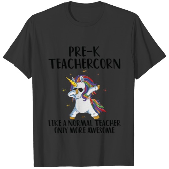 Pre K Teacher Unicorn T-shirt