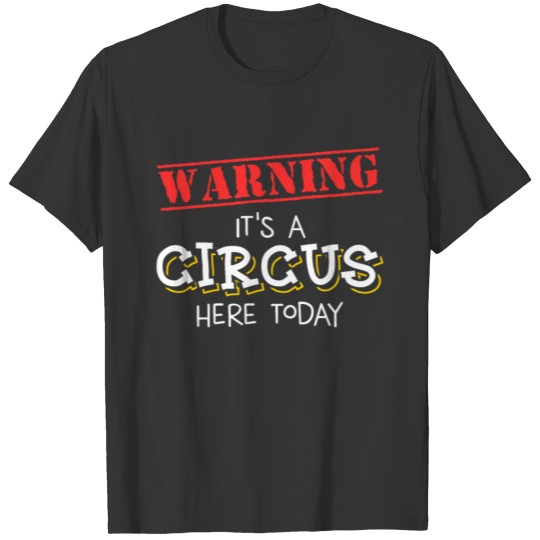 Circus Carnival Birthday Party Apparel T-shirt