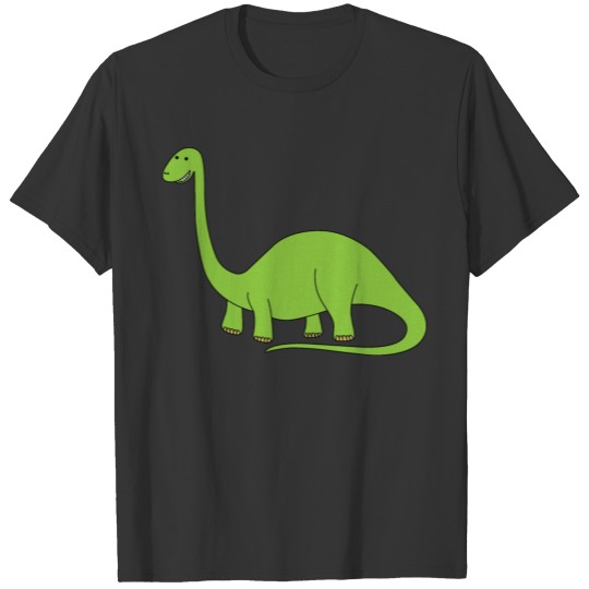 Cute Adorable Green Brontosaurus Dinosaur T Shirts