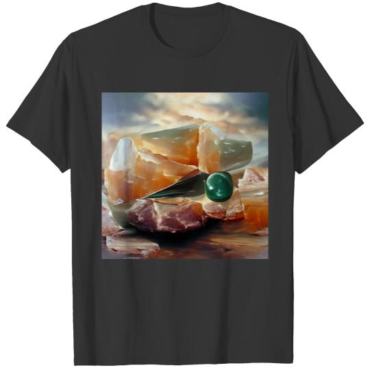 Aventurine crystal gemstone T-shirt