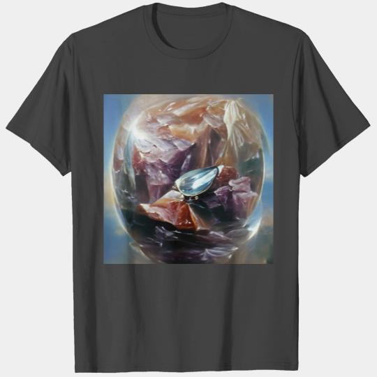 Sapphire crystal gemstone T Shirts
