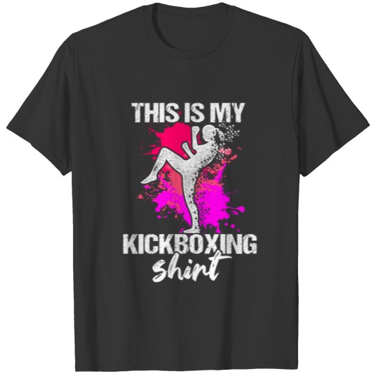 Kickboxing Kick Boxing Workout product T-shirt