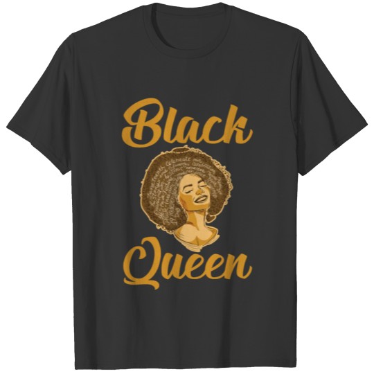 Black Queen Melanin African American Juneteenth T Shirts