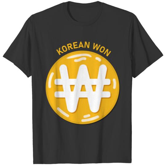 Korean Won Illustration T-shirt