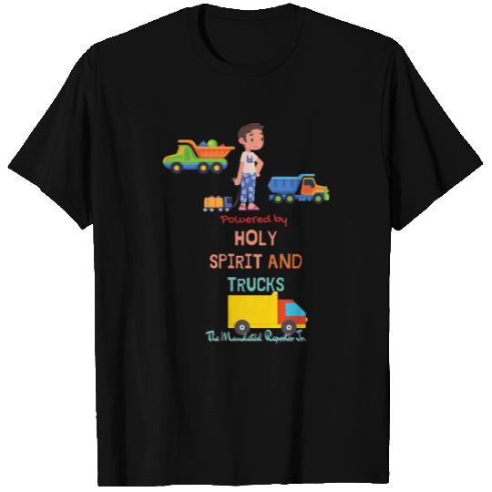 Powered by Holy Spirit and Trucks T Shirts