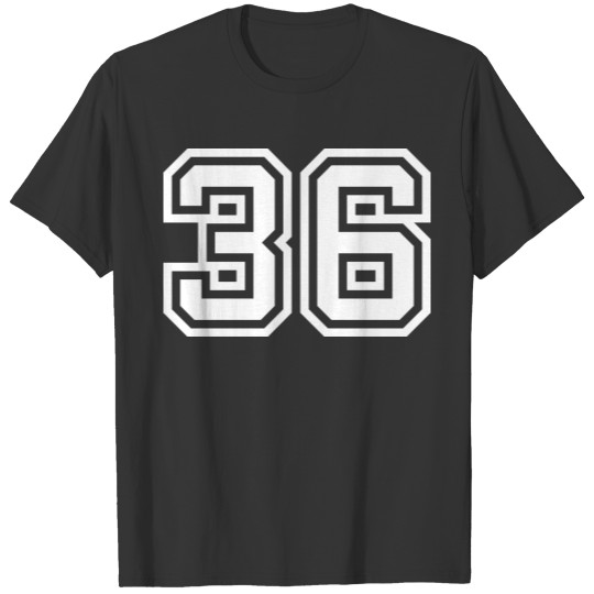 36 Number symbol T-shirt