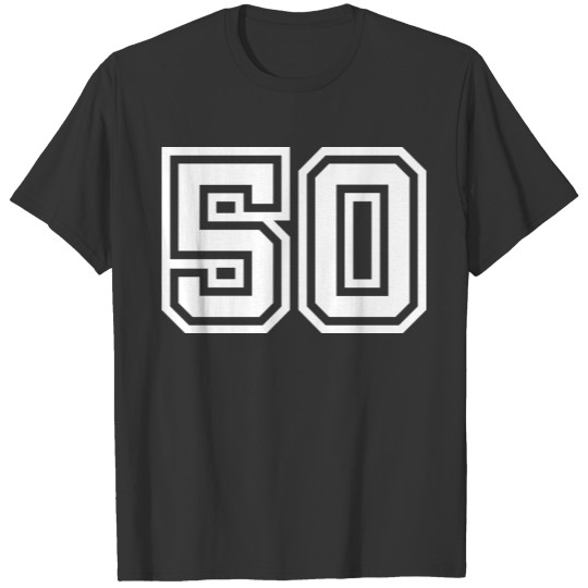 50 number symbol T-shirt