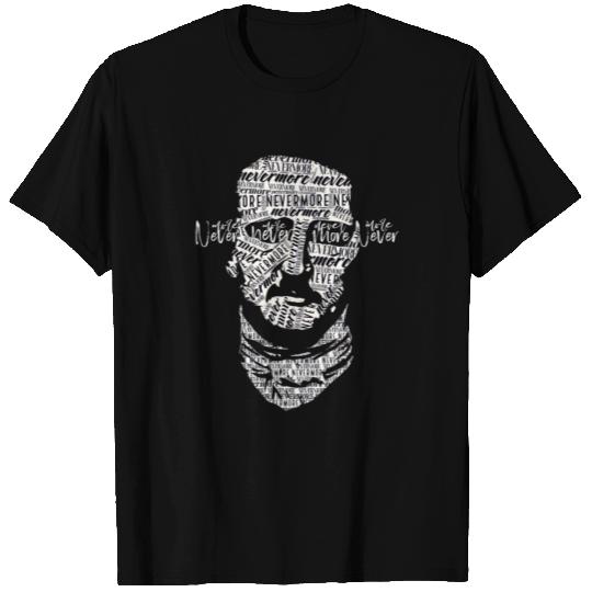 E.A Poe Quote "Nevermore" T Shirts