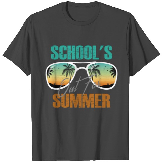 Retro Last Day Of School Schools Out For Summer T Shirts
