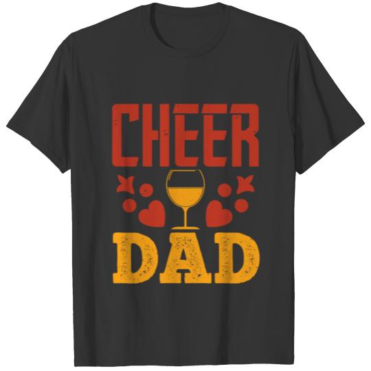 Cheer Dad Funny Shirt T-shirt