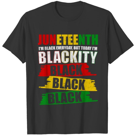 Blackity Heartbeat Patriotic Juneteenth Novelty T Shirts