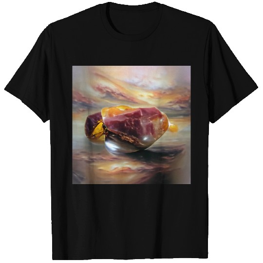 Mookaite jasper crystal gemstone T Shirts