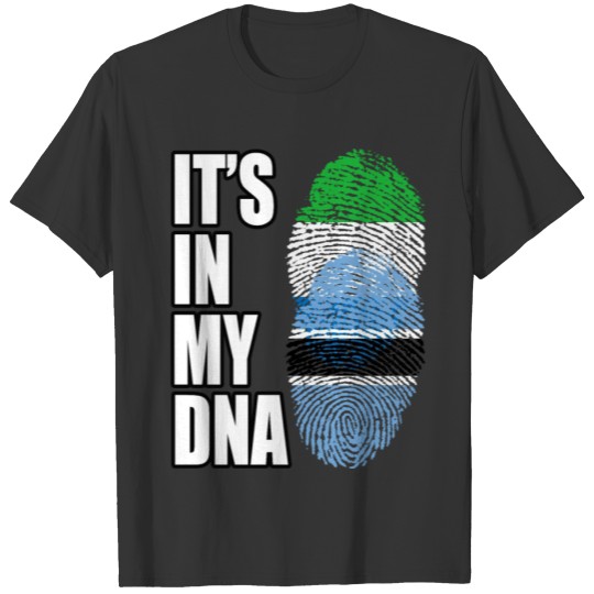 Sierra Leonean And Botswanan Vintage Heritage DNA T-shirt