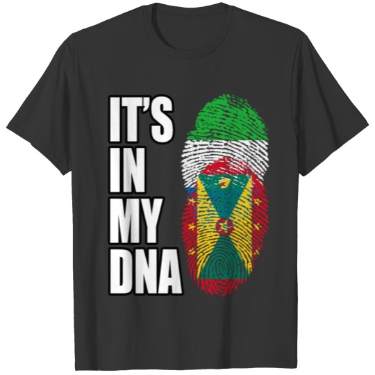 Sierra Leonean And Grenadian Vintage Heritage DNA T-shirt