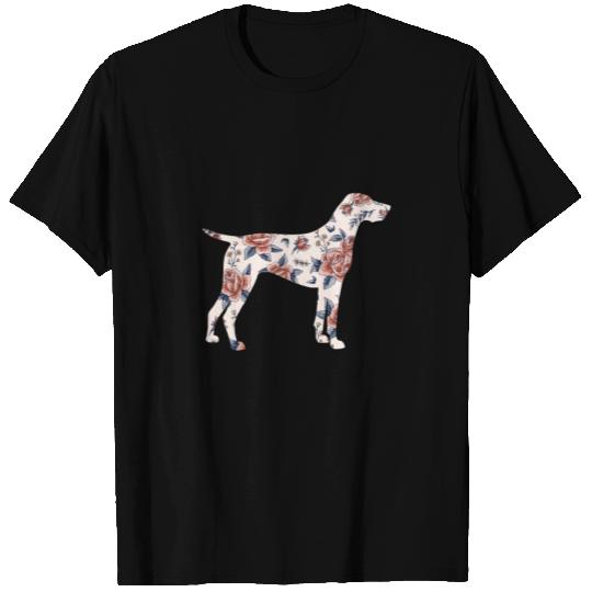 German Shorthair Pointer Silhouette GSP Mom T Shirts