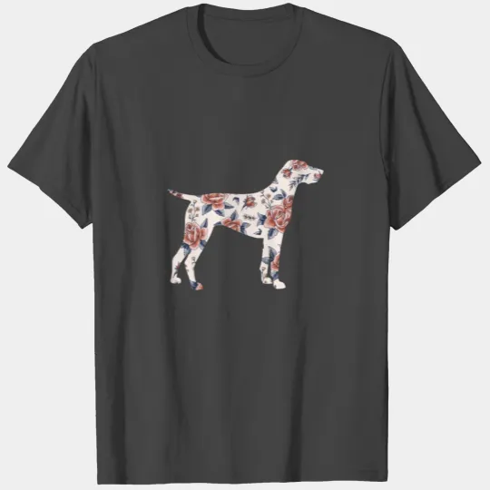 German Shorthair Pointer Silhouette GSP Mom T Shirts