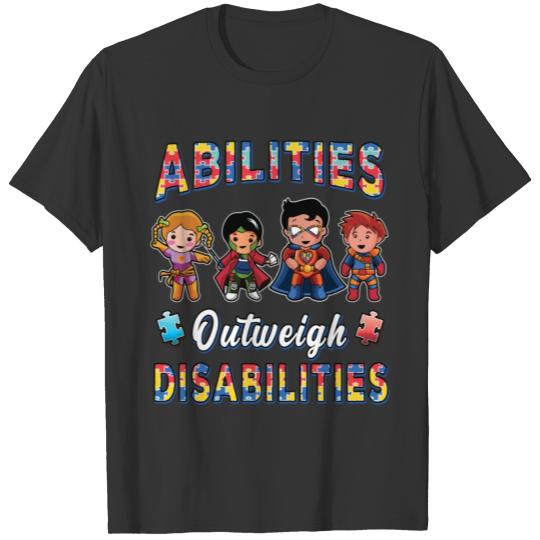 Autism Awareness Shirt Boys Abilities Sweatshirt T-shirt