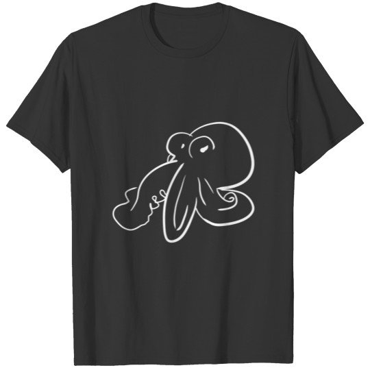Octopus animal sea creature biology life T-shirt