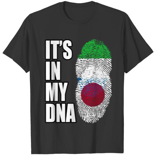 Sierra Leonean And Japanese Vintage Heritage DNA F T-shirt