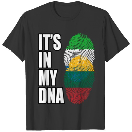 Sierra Leonean And Lithuanian Vintage Heritage DNA T-shirt