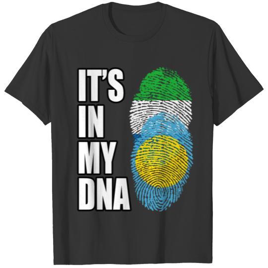 Sierra Leonean And Palauan Vintage Heritage DNA Fl T-shirt