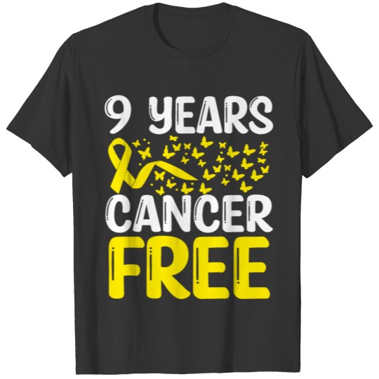 9 Years Bone Cancer Free Bone Cancer Survivor T-shirt