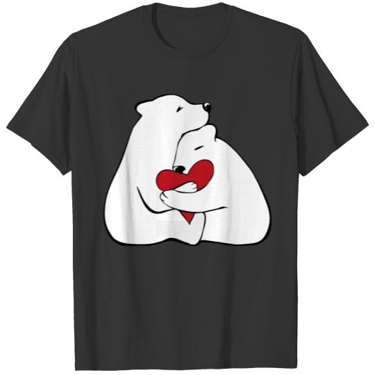 Bears Love V Neck T Shirts