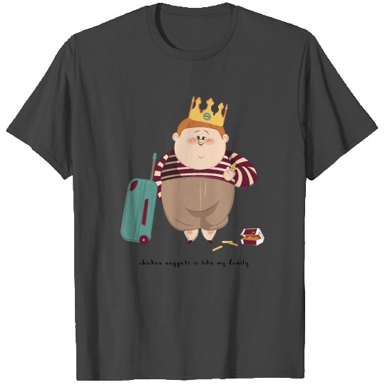 Chicken Nuggets Is Like My Family Classic T Shirts