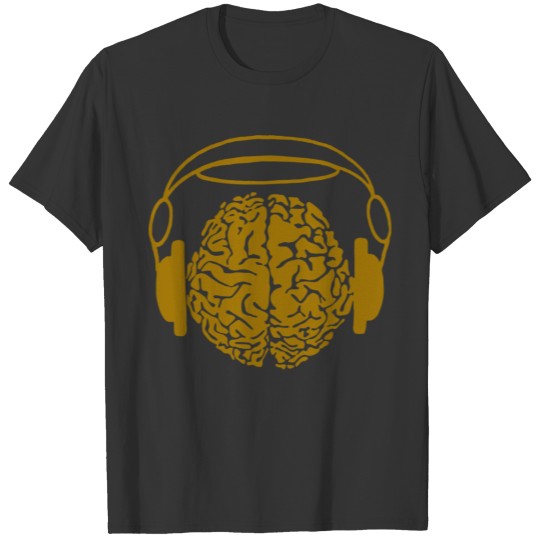 Music in Brain Logo Funny Gift T Shirts