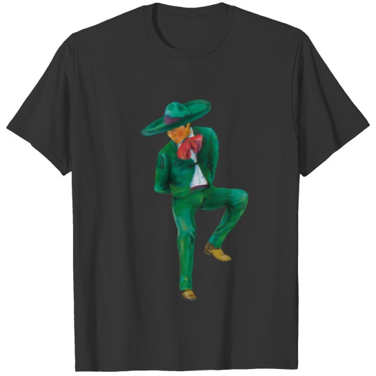 Charro Mexican Cowboy Dancer T Shirts