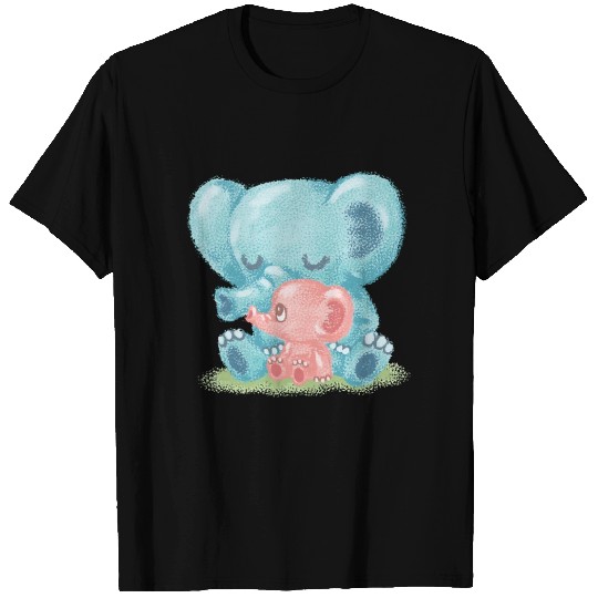 Family of Elephant Slim Fit T Shirts