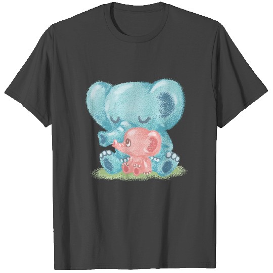 Family of Elephant Slim Fit T Shirts