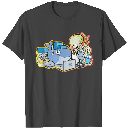 Docker family Slim Fit T Shirts