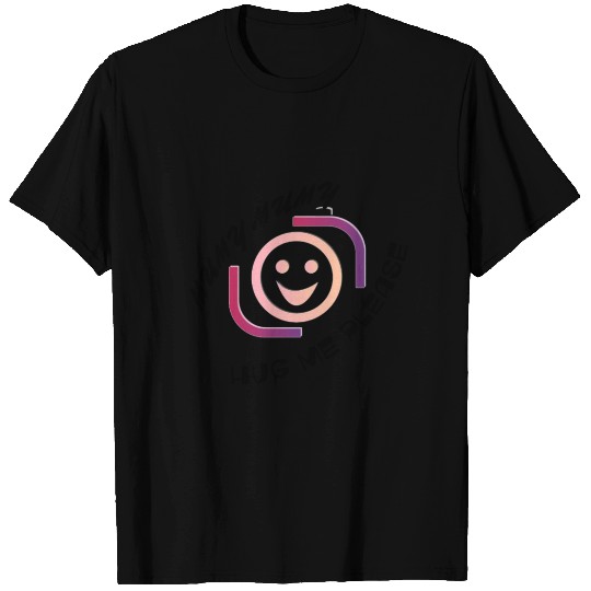 Mummy hug me please. Funny design with icon T Shirts