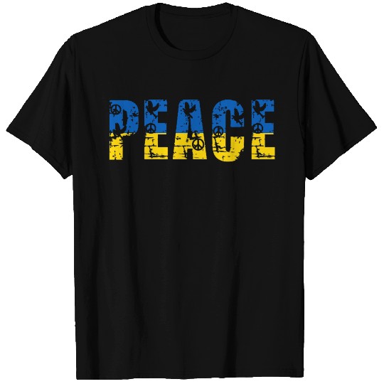 Peace for ukraine pray for ukraine T Shirts