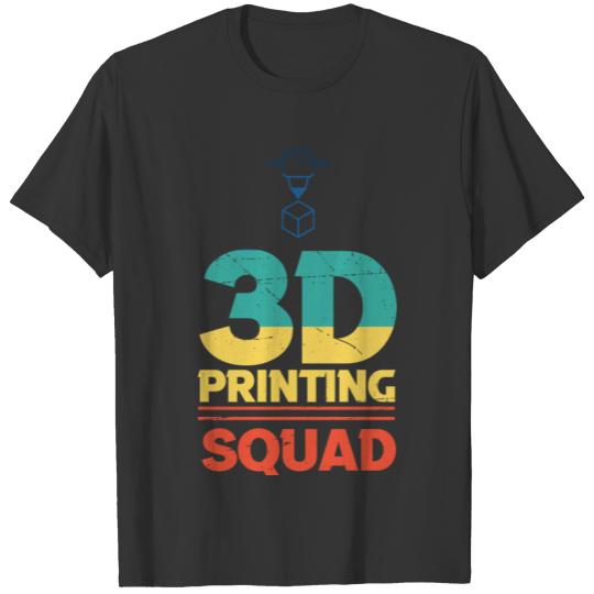 3D Printing Squad Printing Machine 3D Printer T Shirts