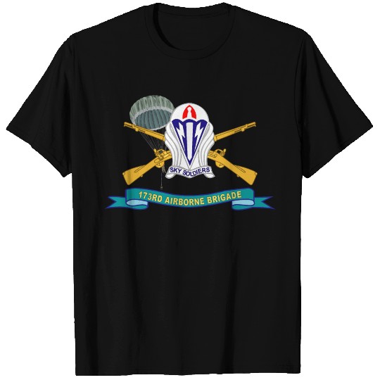 Army 173rd Airborne Brigade with Jumper DUI w INF T Shirts
