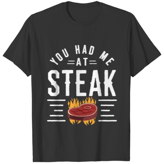 Funny Steak BBQ T-Bone Meat T-shirt