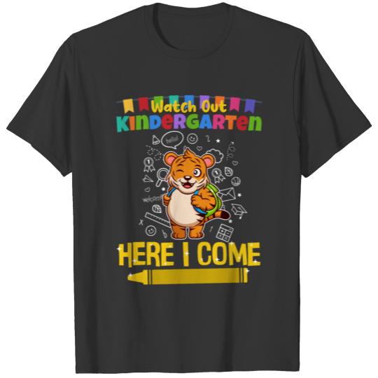 Watch Out Kindergarten Here I Come Pre-K Graduate T-shirt