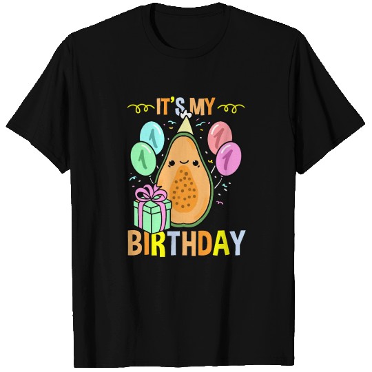 Its My 1st Birthday Papaya T Shirts
