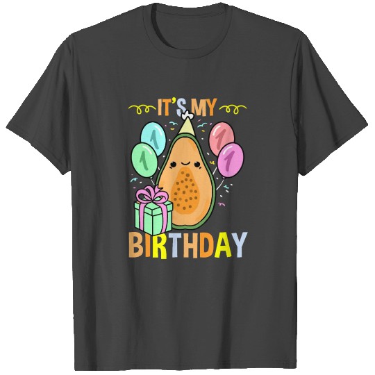 Its My 1st Birthday Papaya T Shirts