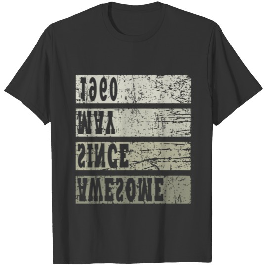 1960 vintage born in May gift T-shirt