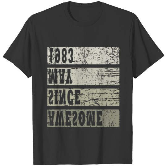 1983 vintage born in May gift T-shirt