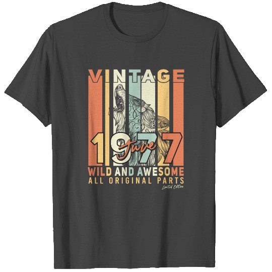 Birthday Greeting 1977 June T Shirts