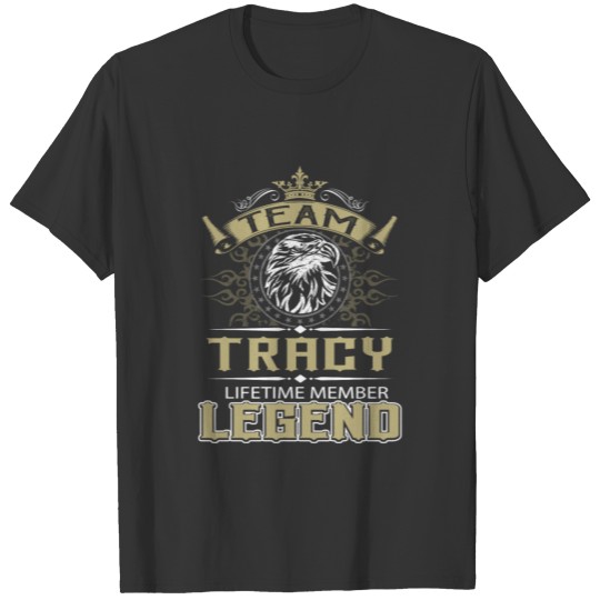 Tracy Name T Shirts - Tracy Eagle Lifetime Member L