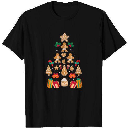 Christmas Tree Gingerbread T Shirts