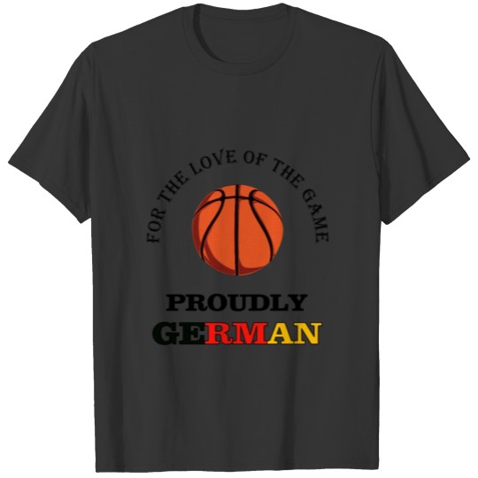 Proudly German Basketball T-shirt
