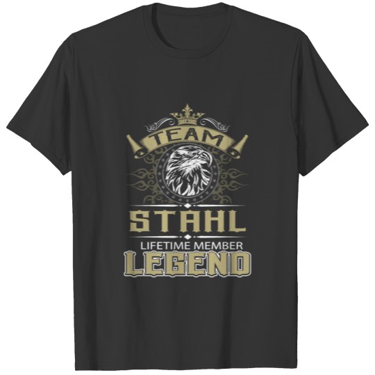 Stahl Name T Shirts - Stahl Eagle Lifetime Member L