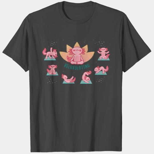 Funny Axolotl - Salamander Relaxolotl T Shirts