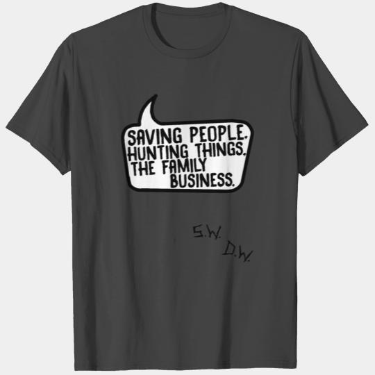 Family Business With Initials Slim Fit T Shirts